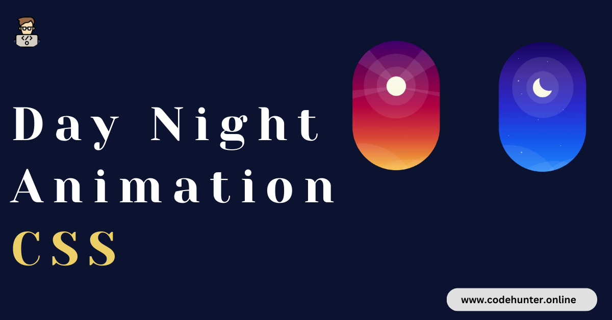 Day-Night-Transition-Animation-Using-HTML-and-CSS_