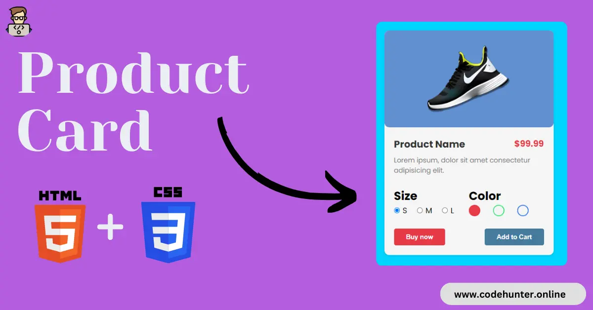 product card using html and css