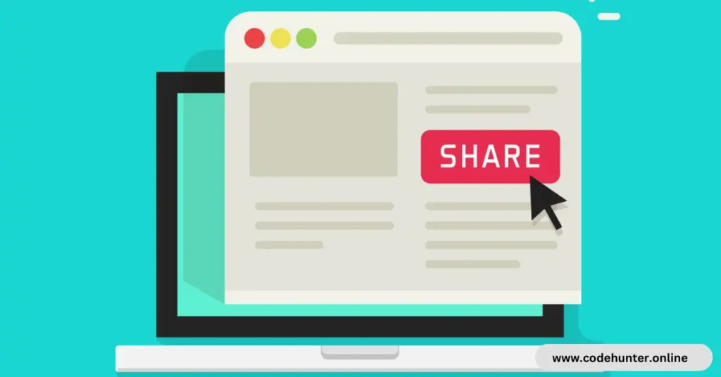 social share icon using html and css